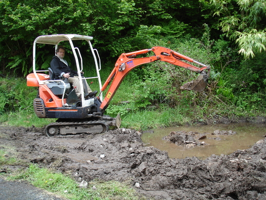 digging pond